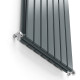 Радіатор дизайнерський Ideale Vittoria 12 7/1600/476 антрацит (бокове підключення)