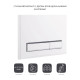 Панель змиву для унітаза Qtap Nest QT0111M08V1384W