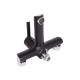 Змішувач для ванни Qtap Grand (з душовим гарнітуром) QTGRABCR006 Chrome/Black