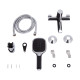 Змішувач для ванни Qtap Grand (з душовим гарнітуром) QTGRABCR006 Chrome/Black