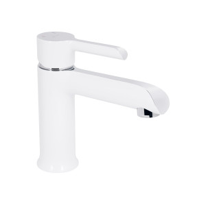 Змішувач для раковини Qtap Grand QTGRAWCR001F White