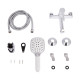 Змішувач для ванни Qtap Grand (з душовим гарнітуром) QTGRAWCR006 Chrome/White