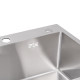 Мийка для кухні інтегрована Lidz Handmade H5045 (LDH5045BRU35383) Brushed Steel 3,0/1,0  мм