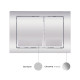 Готове рішення Qtap для ванної кімнати: підвісний унітаз Jay Rimless 520х360х320 + комплект інсталяції Nest 4 в 1 (квадратна клавіша Chrome)