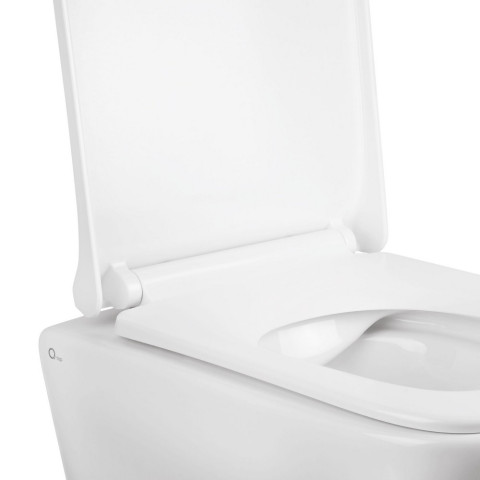 Готове рішення Qtap для ванної кімнати: підвісний унітаз Tern Rimless 490x340x350 + комплект інсталяції Nest 4 в 1 (кругла клавіша Satin)