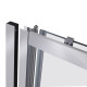 Душові двері в нішу Qtap Taurus CRM209-1.C6 90-100x200 см, скло Clear 6 мм, покриття CalcLess