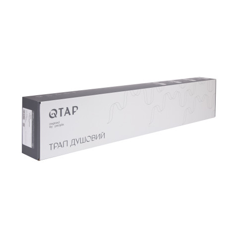 Трап Qtap Dry Tile304-600 лінійний з сухим закривом під плитку 600 мм