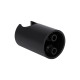Тримач для ручного душу Qtap Spojeni округлий QT829910842854OB Black Matt
