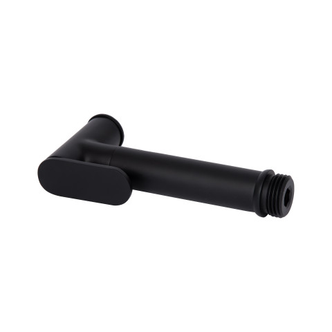 Лійка для гігієнічного душу Qtap Rucni округла QT889910842855OB Black Matt