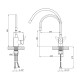 Змішувач для кухні Lidz Vida 015F3 з гнучким виливом (k35) LDVID015F3WHI43357 White / Nickel