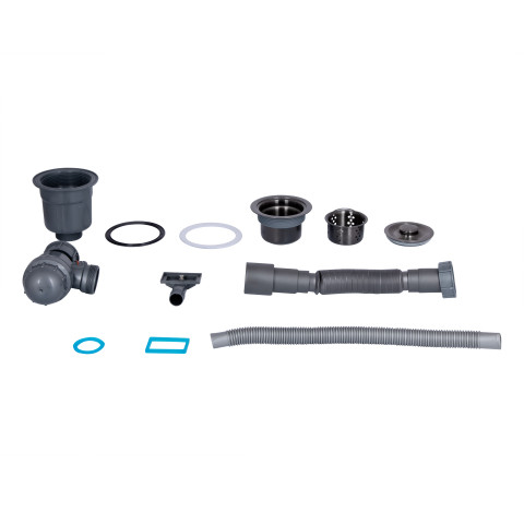 Мийка для кухні інтегрована Lidz Handmade H7849BR крило праворуч (LDH7849BRPVD43625) Brushed Black PVD 3,0/1,0 мм