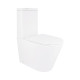 Унітаз-компакт Qtap Scorpio безободковий Ultra Quiet з сидінням Soft-close QT14226088AW