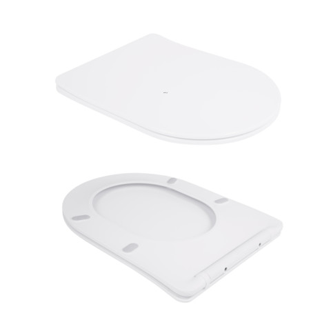 Унітаз підвісний Qtap Scorpio безободковий Ultra Quiet з сидінням Soft-close QT14332380AW