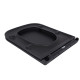 Сидіння для унітаза Qtap Tern 420х340х35 мм, Matt Black, з мікроліфтом, Slim Duroplast, Quick Release QT99HY2322MB