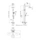 Душова система універсальна Lidz Latwa 1030 на три споживача (з виливом) (k35) LDLAT1030WHI45427 White