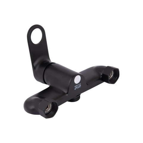 Душова система для душу Qtap Jay на два споживача QTJAY110BLM45550 Black Matt