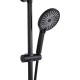 Душова система для душу Qtap Jay на два споживача QTJAY110BLM45550 Black Matt