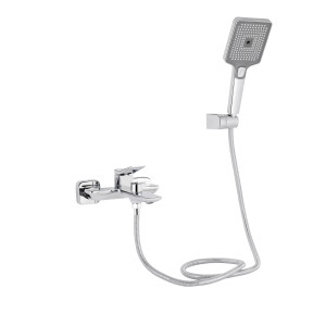 Змішувач для ванни Qtap Presto (з душовим гарнітуром) QTPRE259CRM45574 Chrome