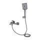 Змішувач для ванни Qtap Presto (з душовим гарнітуром) QTPRE259GRP45584 Graphite