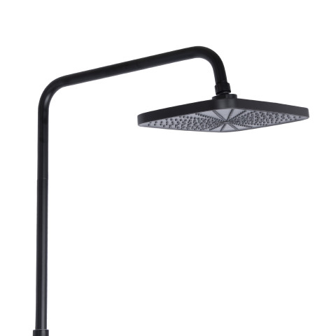 Душова система універсальна Qtap Gemini на три споживача (з виливом) QTGEM111BLM45686 Black Matt