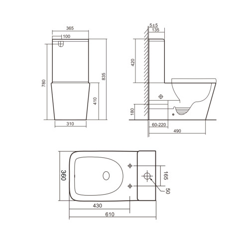 Унітаз підлоговий Qtap Tern Ultra Quiet безобідковий з сидінням Soft-Close QT17226003AW White