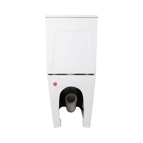 Унітаз підлоговий Qtap Tern Ultra Quiet безобідковий з сидінням Soft-Close QT17226003AW White