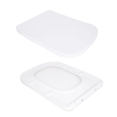 Унітаз підлоговий Qtap Tern Ultra Quiet безобідковий з сидінням Soft-Close QT17226003AW White
