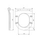 Сидіння для унітаза Qtap (Jay 490, Swan 490) з мікроліфтом Slim QT99SC6106W