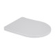 Сидіння для унітаза Qtap (Jay 490, Swan 490) з мікроліфтом Slim QT99SC6106W