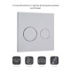 Панель змиву для унітаза Qtap Nest Uni QT0211P01V1009CRM