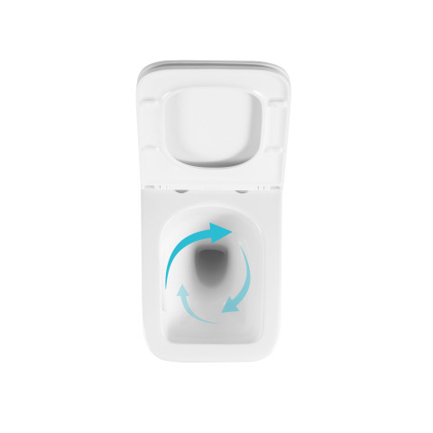 Готове рішення Qtap для ванної кімнати: підвісний унітаз Gemini Ultra Quiet 520×360×350 + комплект інсталяції Nest 4 в 1 (лінійна клавіша White)