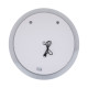 Дзеркало Qtap Taurus R600 з LED-підсвічуванням Touch, з антизапотіванням, з димером, рег. темп. кольору (3000-6500K) QT2478R607