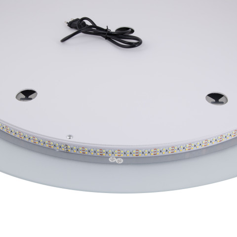 Дзеркало Qtap Taurus R600 з LED-підсвічуванням Touch, з антизапотіванням, з димером, рег. темп. кольору (3000-6500K) QT2478R607