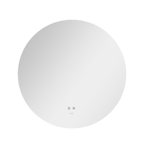 Дзеркало Qtap Taurus R800 з LED-підсвічуванням Touch, з антизапотіванням, з димером, рег. темп. кольору (3000-6500K) QT2478R807