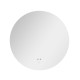Дзеркало Qtap Taurus R800 з LED-підсвічуванням Touch, з антизапотіванням, з димером, рег. темп. кольору (3000-6500K) QT2478R807