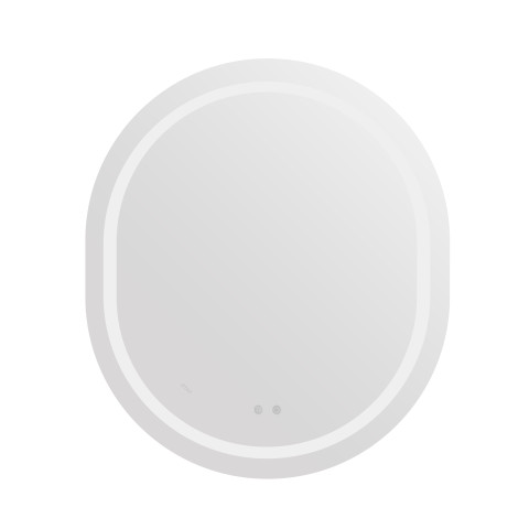 Дзеркало Qtap Gemini 800х700 з LED-підсвічуванням Touch, з антизапотіванням, з димером, рег. темп. кольору (3000-6500K) Reverse QT2578R8070
