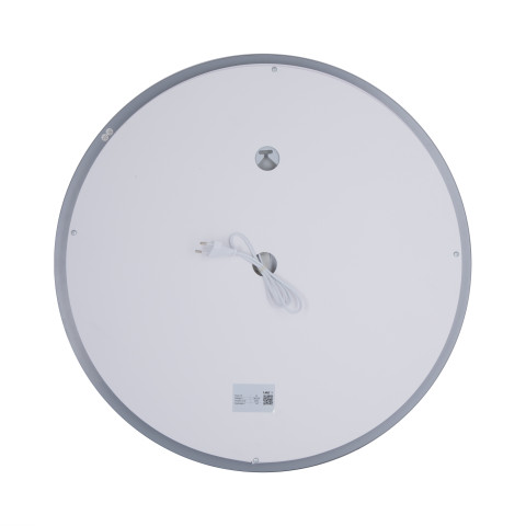 Дзеркало Lidz Aria R600 з LED-підсвічуванням Touch, з антизапотіванням, з димером, рег. яскравості LD78LR600