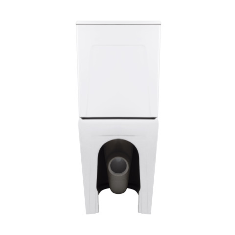 Унітаз підлоговий Qtap Virgo Ultra Quiet безобідковий з сидінням Soft-close WHITE QT18226092AW
