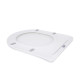 Сидіння для унітаза (Grand) 425х363х30 мм, White, з мікроліфтом Slim Duroplast, Quick Relase Qtap