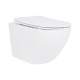 Унітаз підвісний Qtap Jay безобідковий з сідінням Soft-close QT07335175W