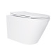Унітаз підвісний Qtap Swan безобідковий з сідінням Soft-close QT16335180W