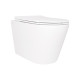 Унітаз підвісний Qtap Scorpio безободковий Ultra Quiet з сидінням Soft-close QT14332380ASW