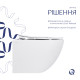 Унітаз підвісний Jay Rimless 485×360×320 мм, White, з сидінням Slim Duroplast/ Soft-close/ Quick Relase QT07335177RW Qtap