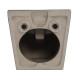 Біде підвісне Qtap Robin 515x370x350 мм, Anthracite QT13551381GAN