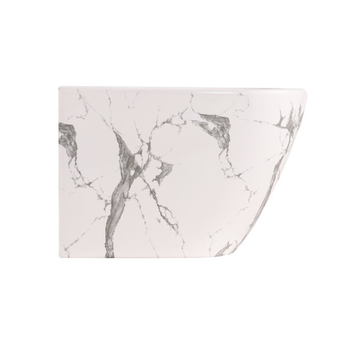 Біде підвісне Qtap Robin 515x370x350 мм, Marble QT13551381GMR