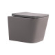 Унітаз підвісний Tern Ultra Quiet 490×365×325 мм, Stone Grey, з сидінням Slim Duroplast / Soft-close / Quick Release QT17332303ASSG Qtap