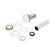 Раковина накладна Qtap Robin 500х380х140 мм, Marble, прямокутна, з донним клапаном QT04116302MR