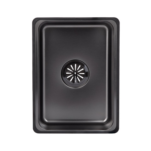 Lidz Handmade H7545B Мийка для кухні інтегрована Decor Black PVD Honeycomb 3,0/1,0 мм LDH7545BDECPVD48373