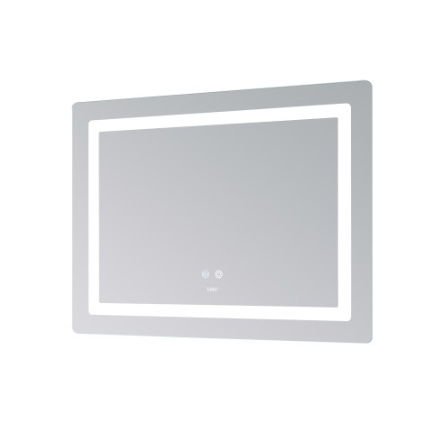 Дзеркало Lidz Kubis (KU2) 800х600 з LED-підсвічуванням Touch, з антизапотіванням, з димером, рег. яскравості LD78LF904806048446