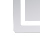 Дзеркало Lidz Kubis (KU2) 800х600 з LED-підсвічуванням Touch, з антизапотіванням, з димером, рег. яскравості LD78LF904806048446